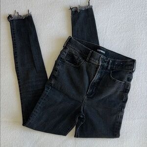 Express super high rise ankle leggings